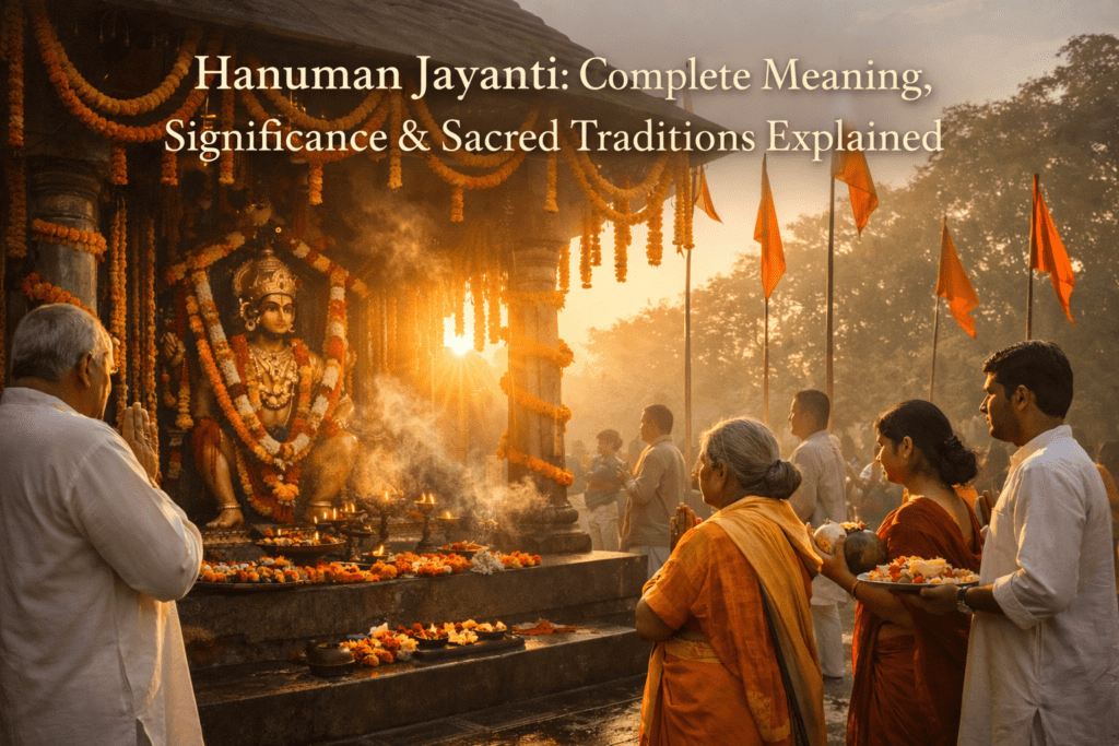 Hanuman Jayanti: Complete Meaning, Significance & Sacred Traditions Explained