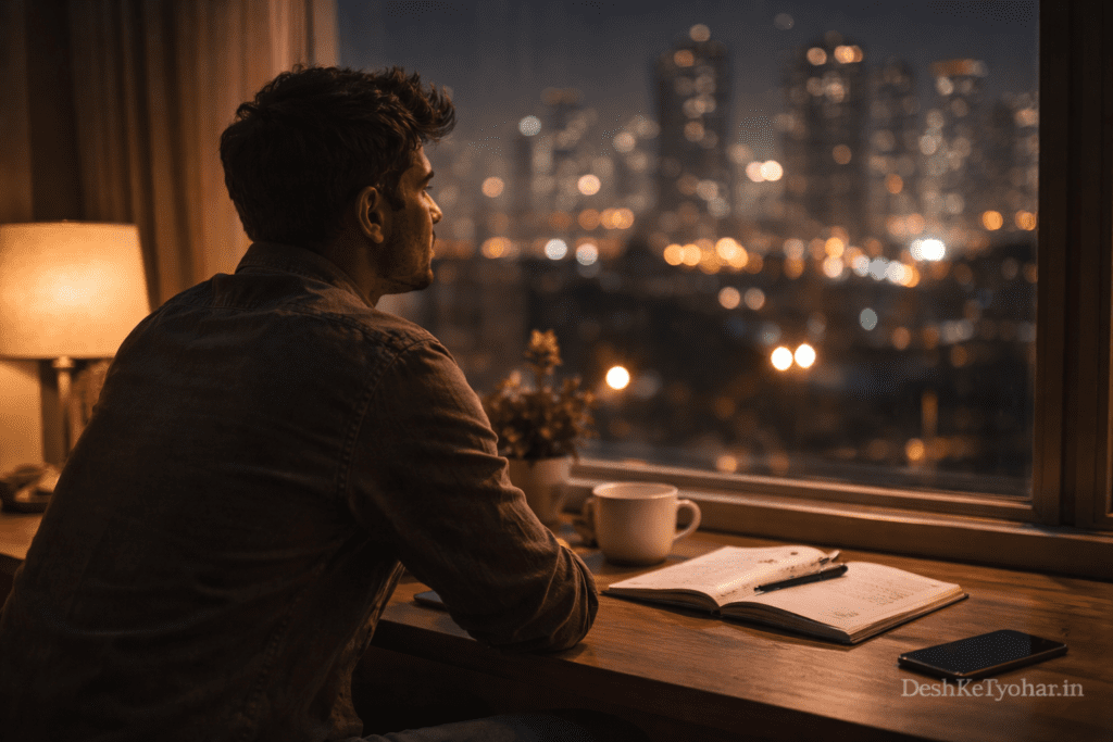 Hopeful mindset during Happy New Year reflection